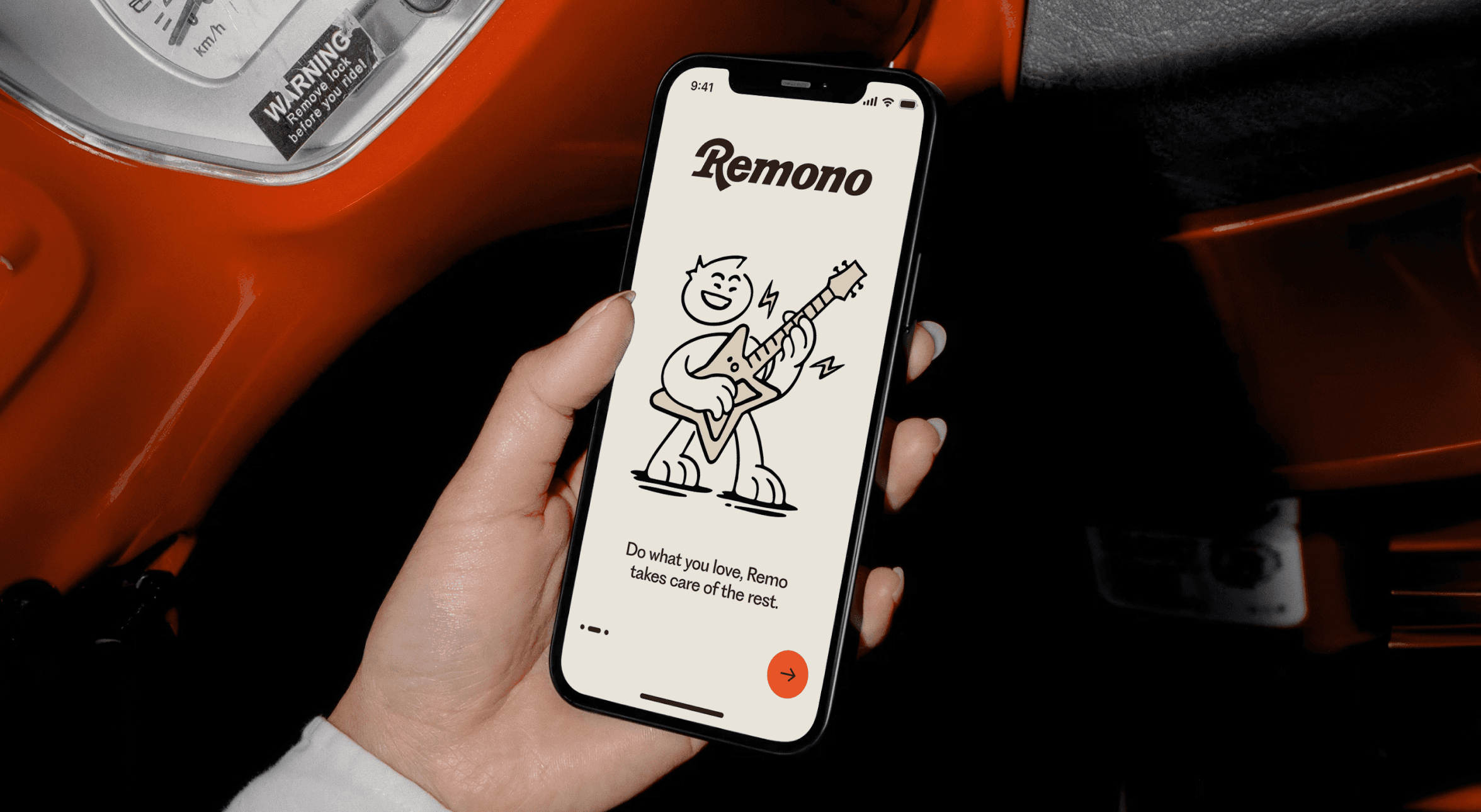 Sign Up screen Phone Mockup