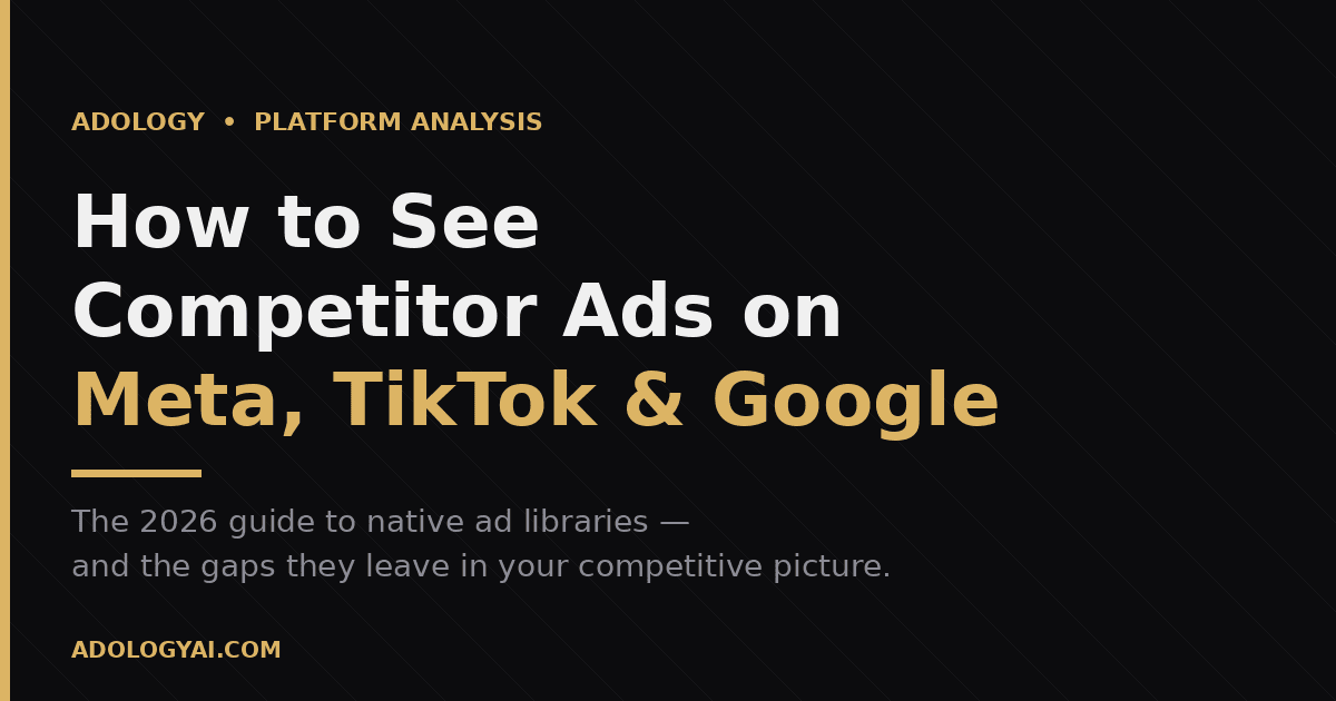 Adology AI social media case study featuring six rising brands on Meta and TikTok