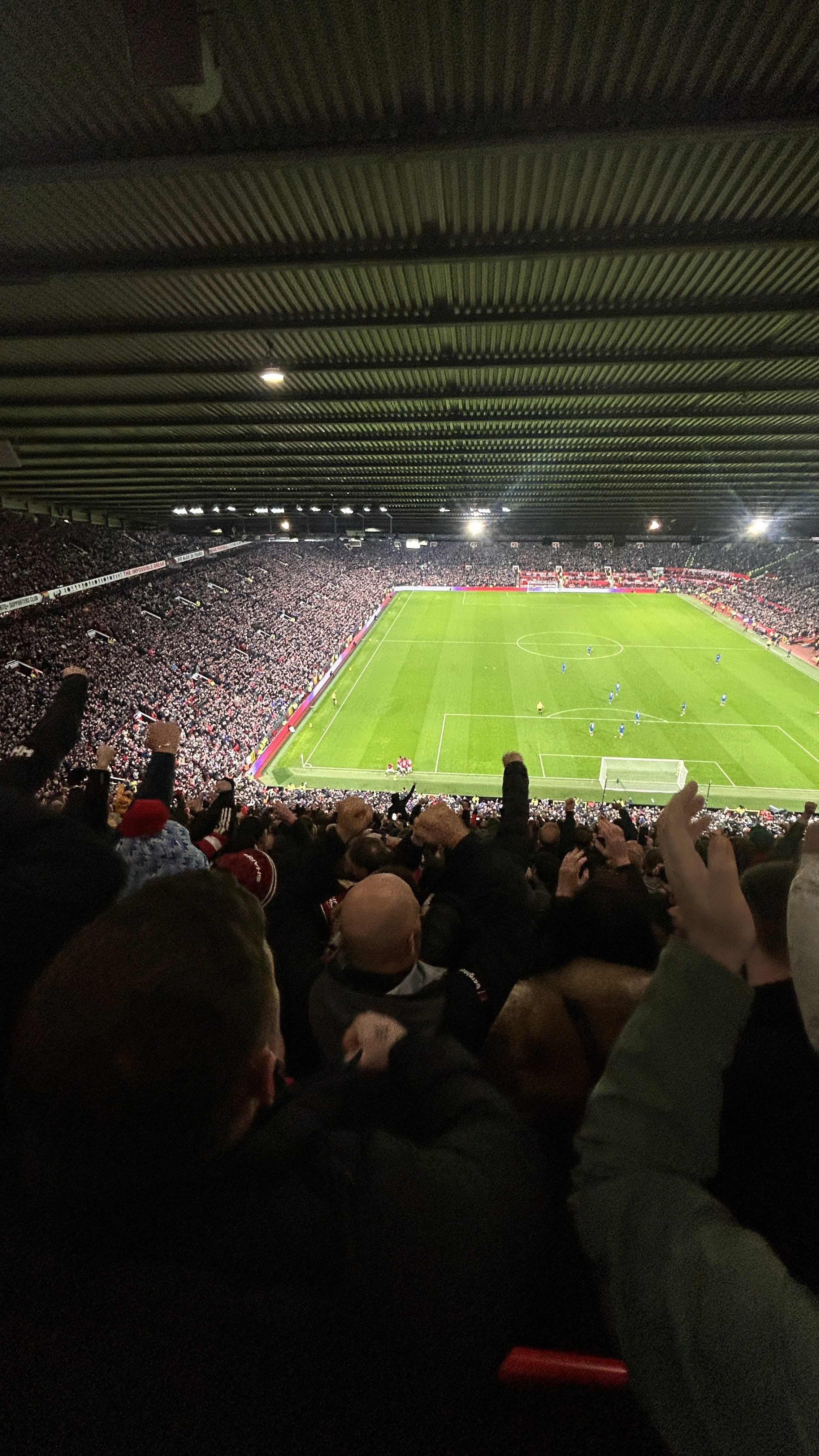 Vintage Car Under Palm Trees