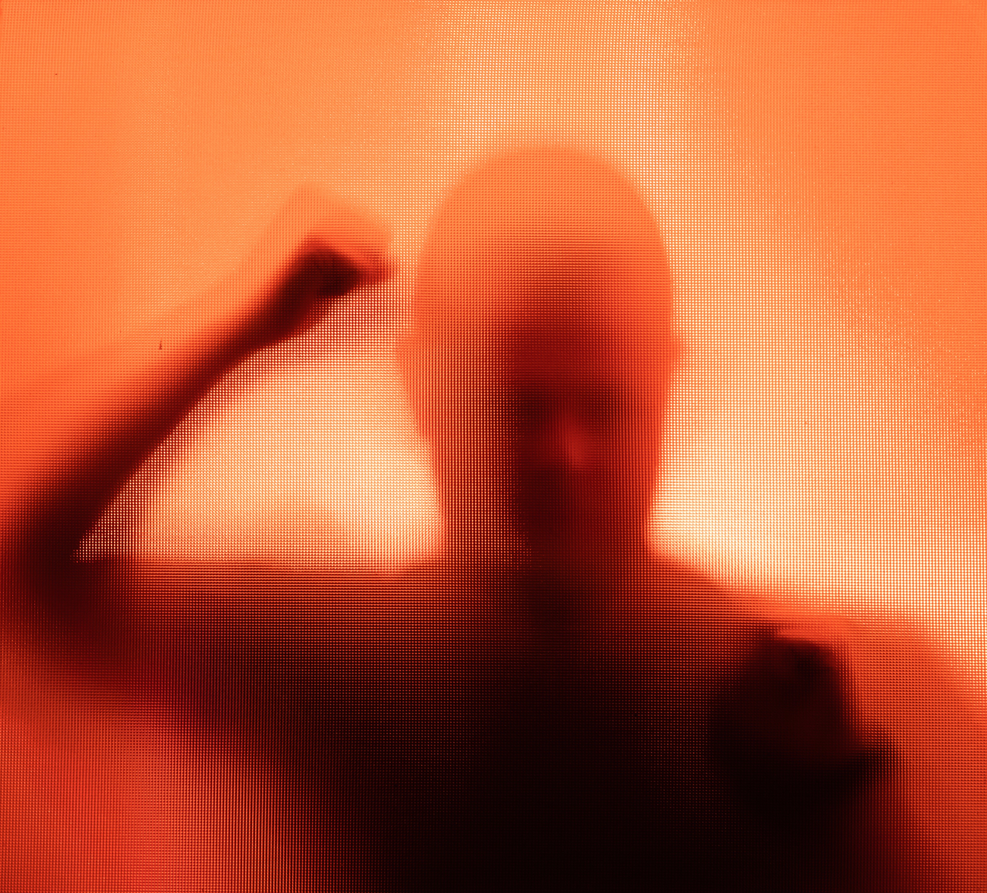 man in black t-shirt holding round glass ball