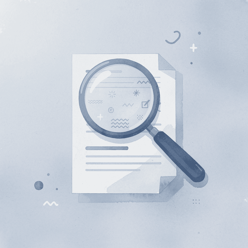 Magnifying glass examining design details - T-Shirt Design Ideas