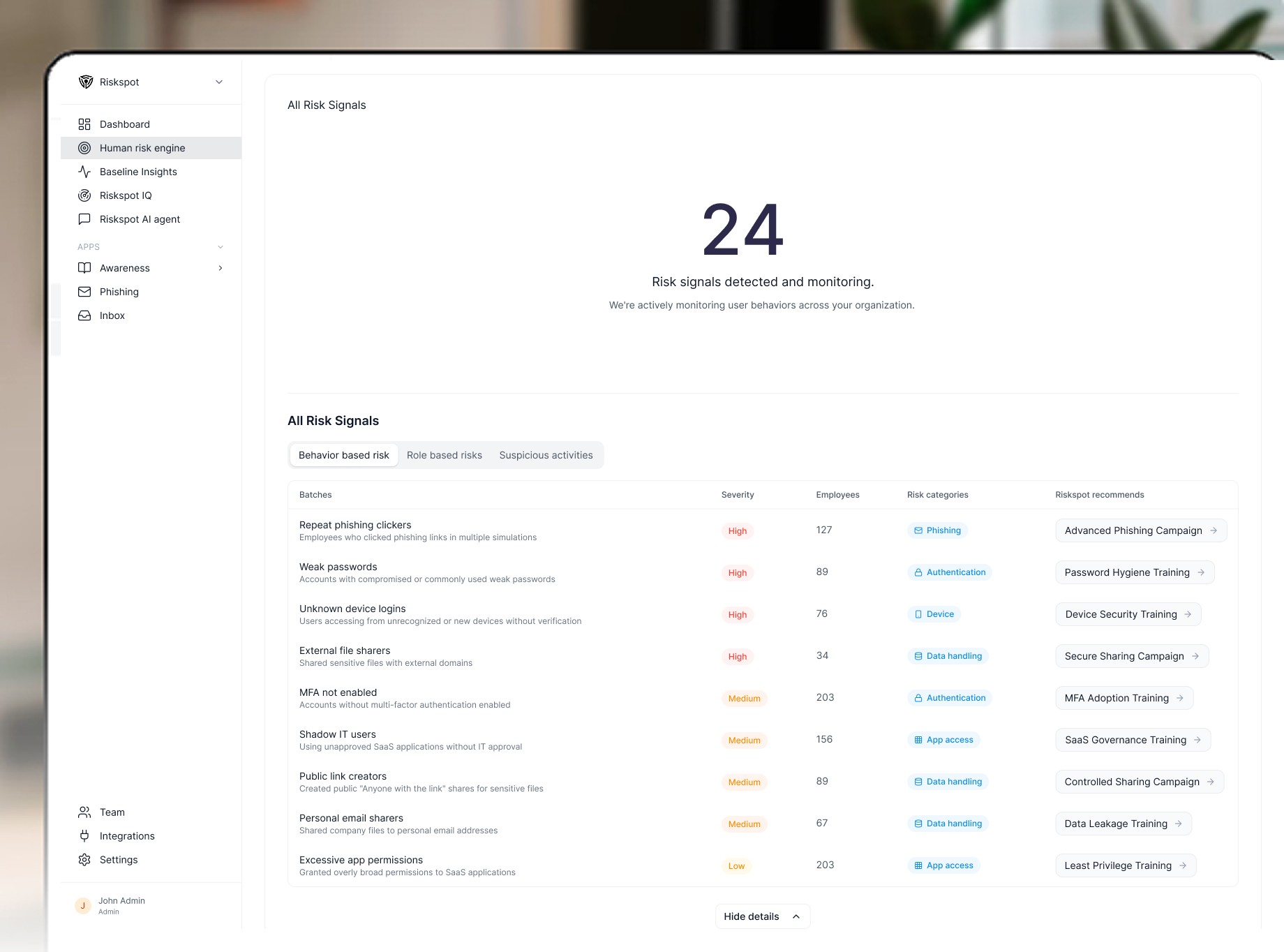 Integration performance stats for Nuvio, Klyra, and Veltix with percentage changes.