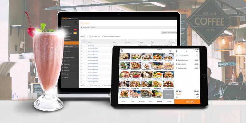 A photo of the StoreHub BackOffice