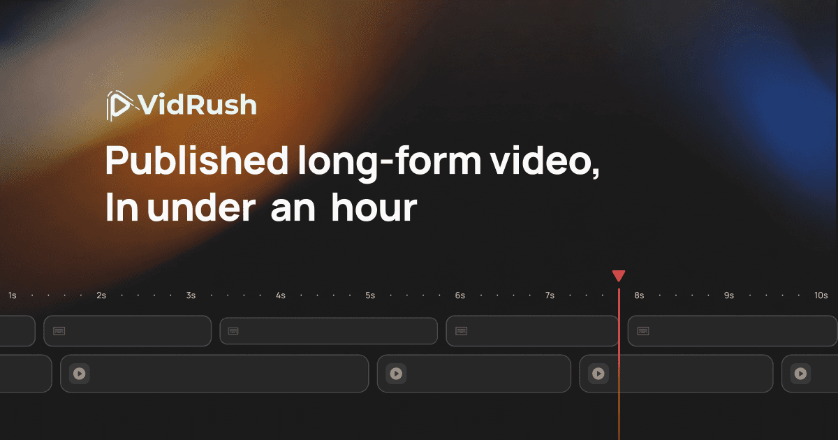 Vidrush Reference Code VidRush | Create Long-Form Videos With AI