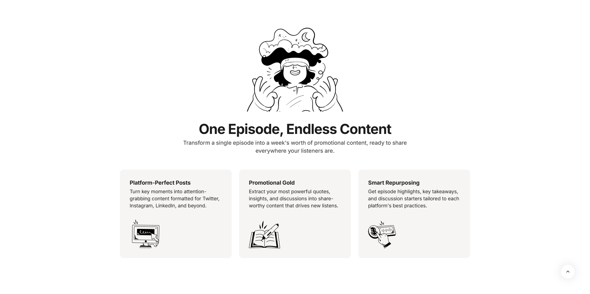 Screenshot of Salina’s Page