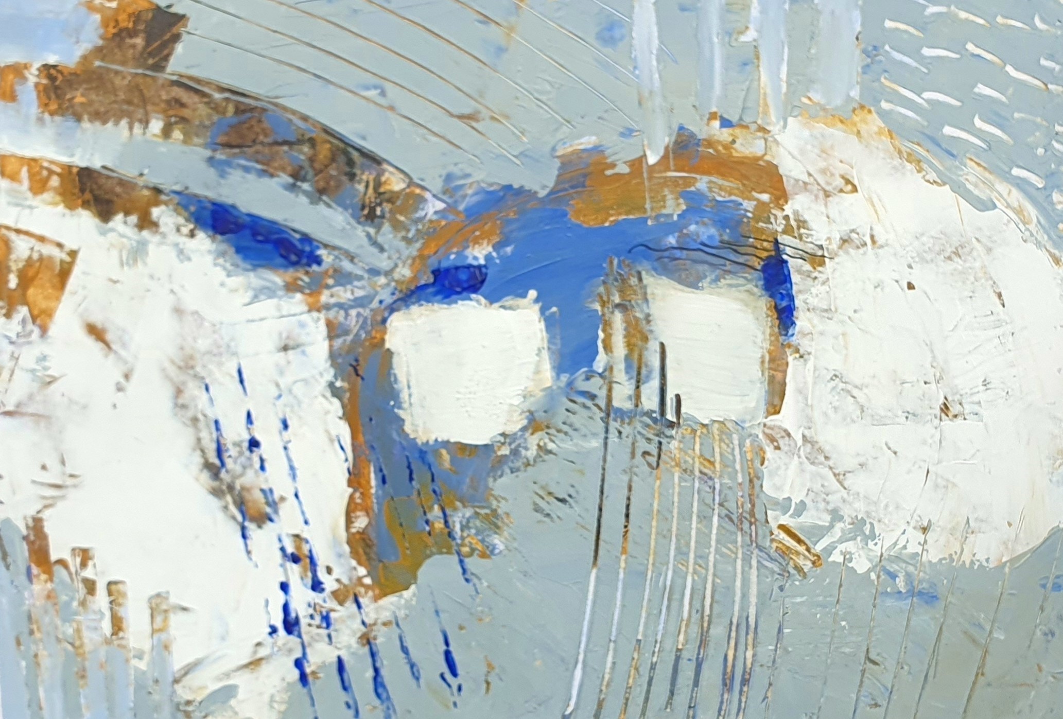 Red and Abstract | acrylverf op museumpapier | 40x55cm