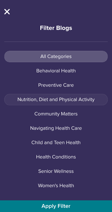 Altamed.org Mobile blog filters