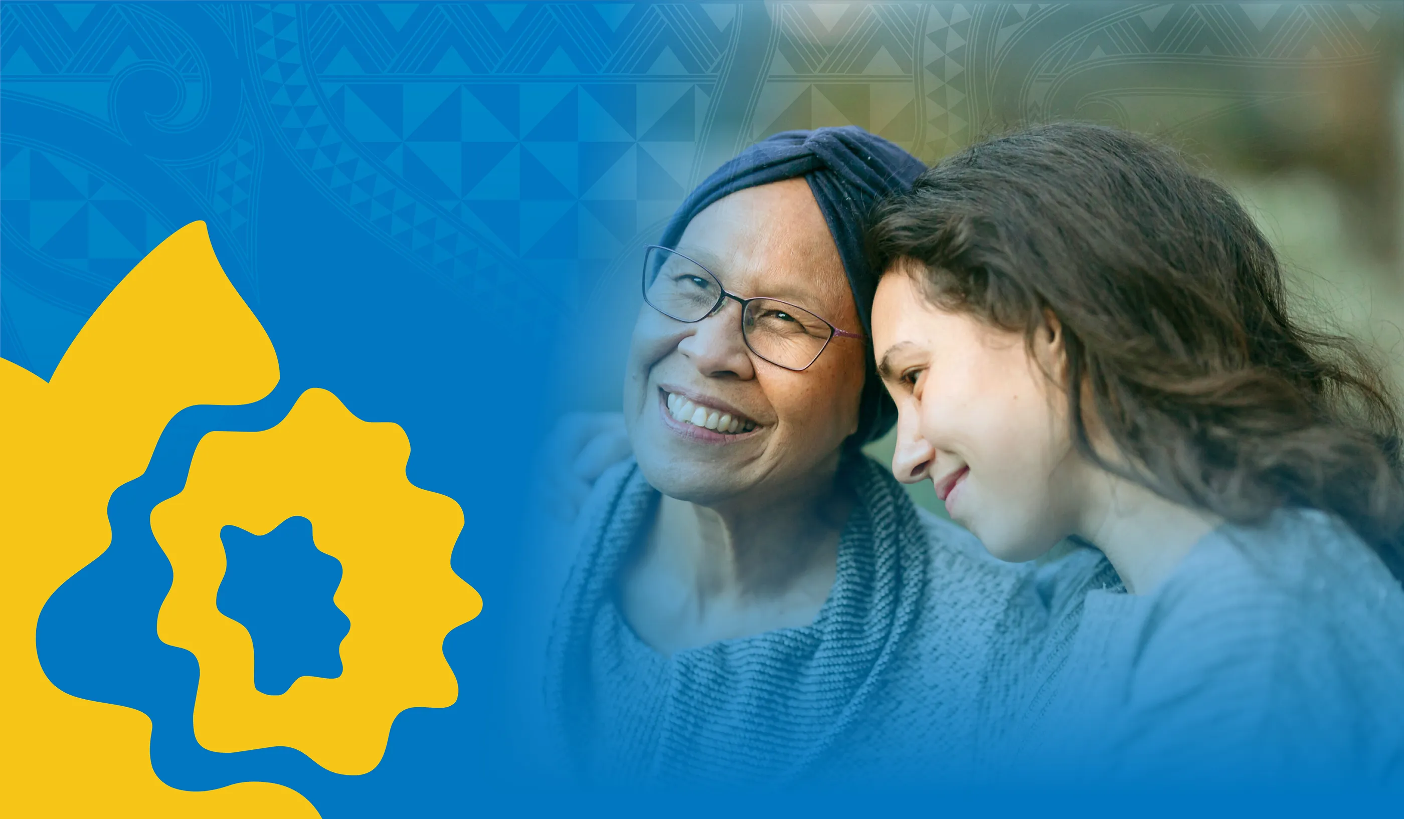 Cancer Society bold visual graphic