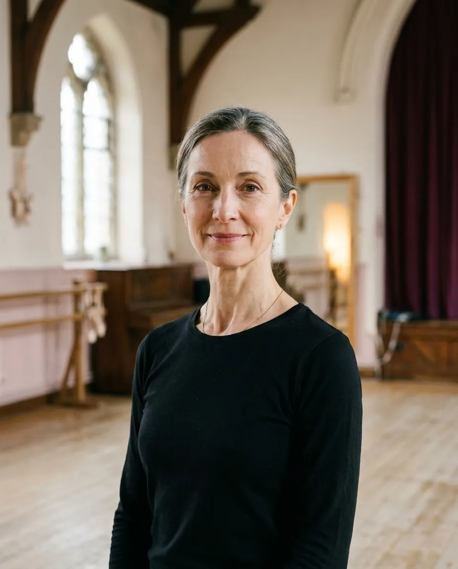 Clara Hale, principal of Pointe School of Dance, in the main studio