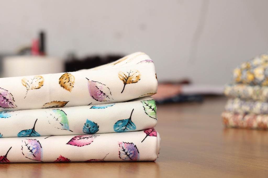 White polyester fabric used for sublimation printing