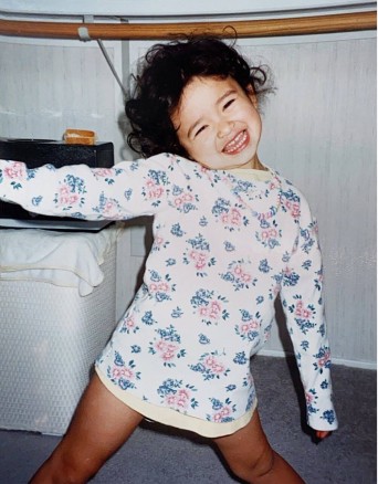 Alana Chen as a child