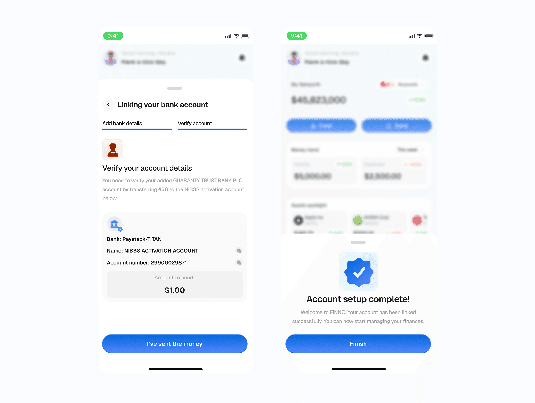 snapshot of ui screens
