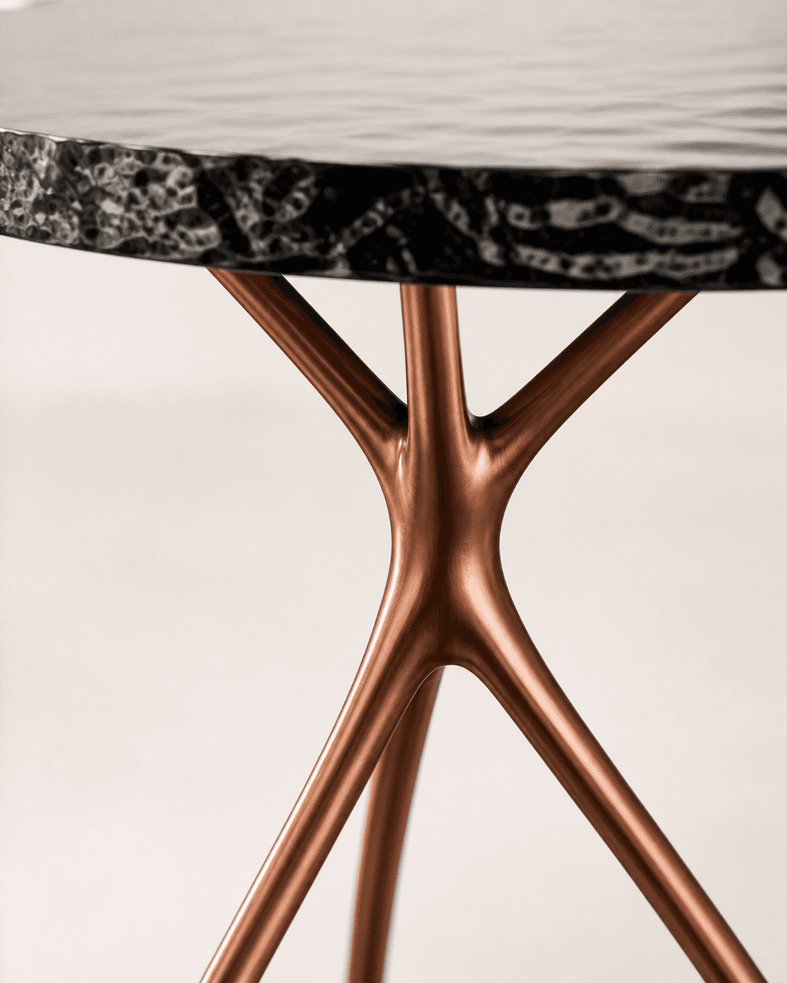 Close material and joinery detail of Tide Side Table