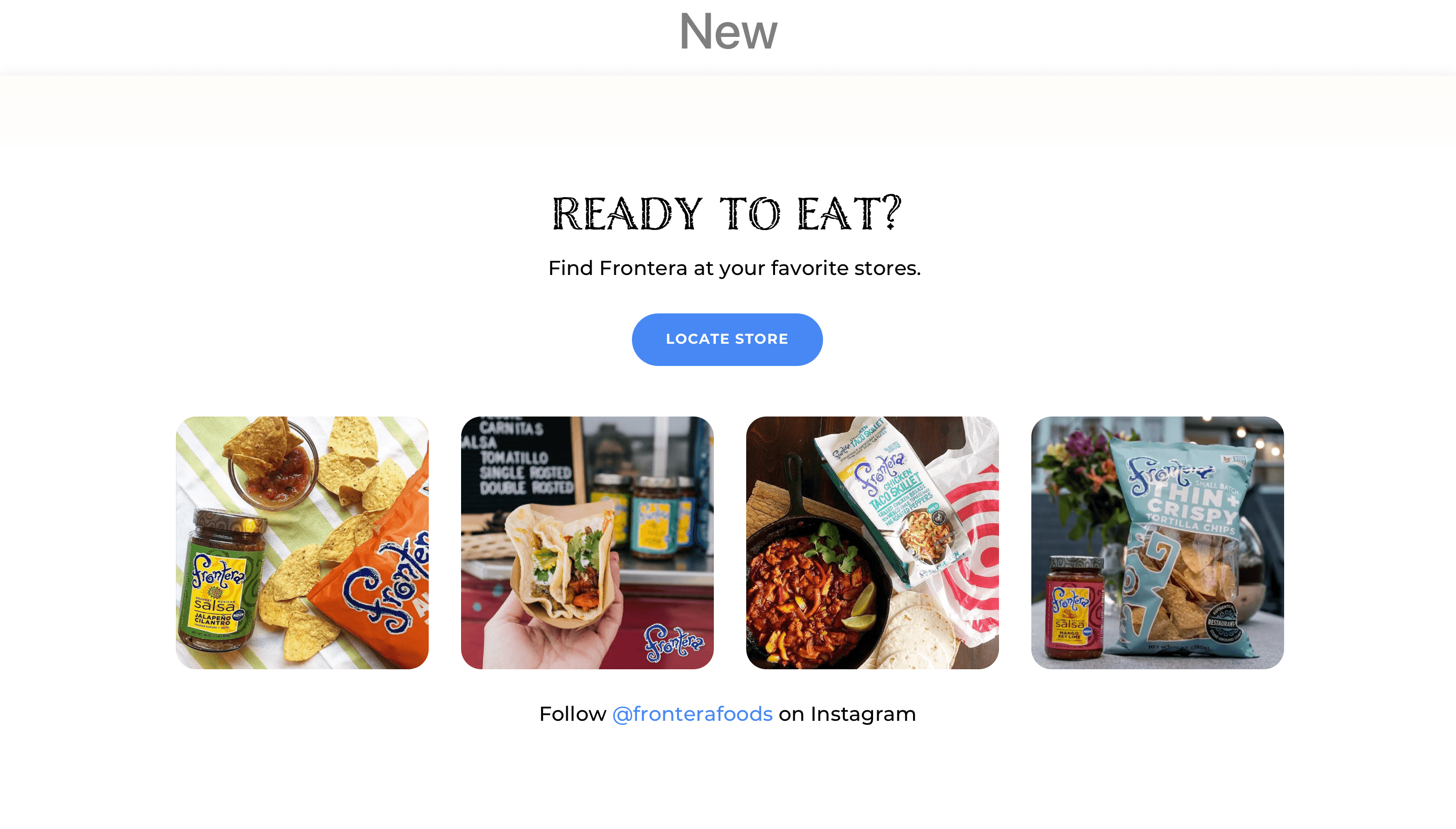 New Frontera community section featuring customer photos