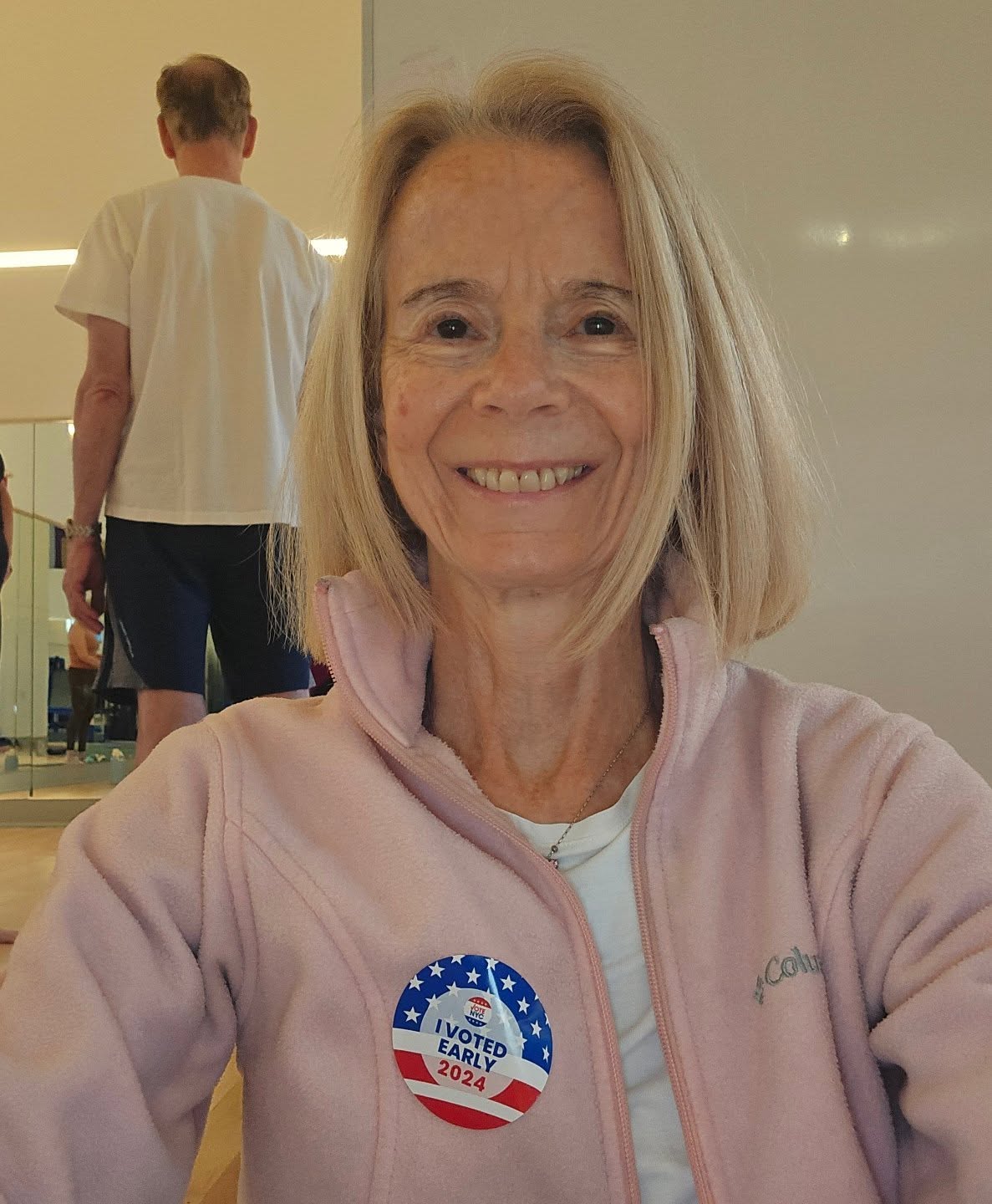 A beautiful old women looking to camera