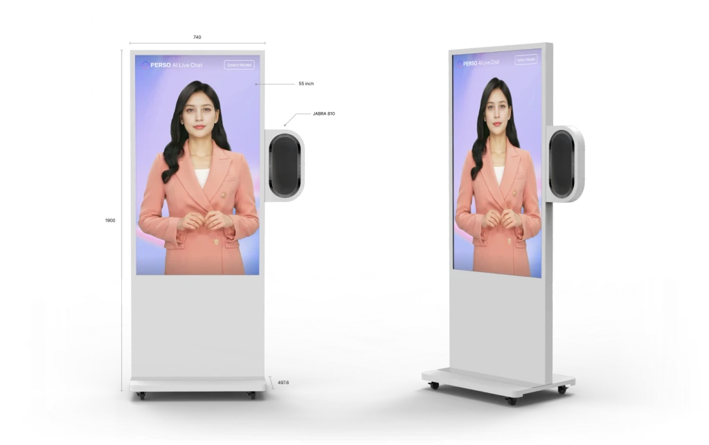 a grey wireless headphone