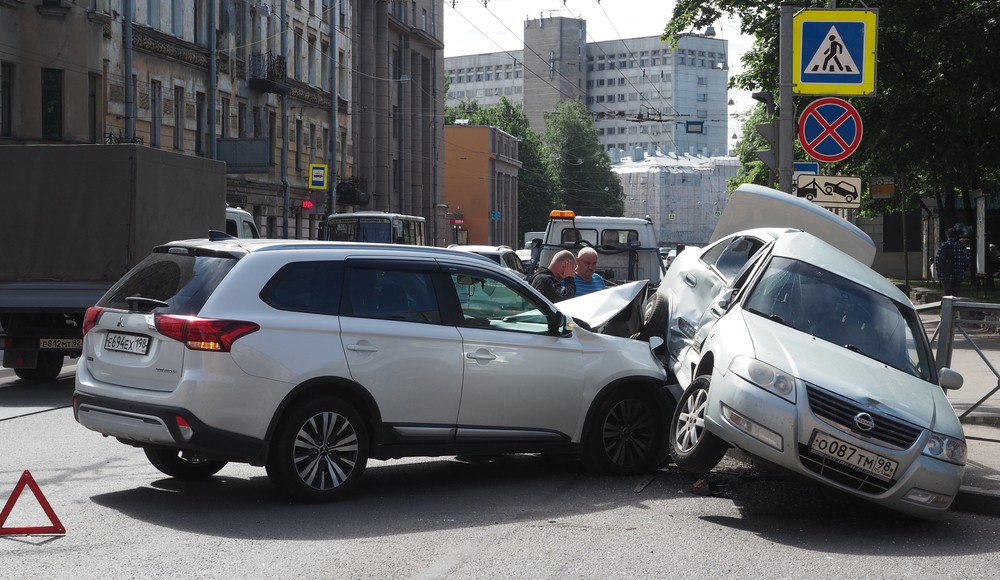rear passenger side impact collision fault