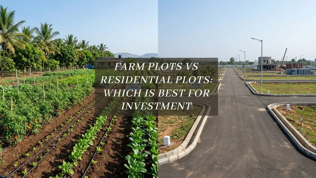 Farm Plots Vs Residential Plots in Bangalore Which is Ideal for Investment