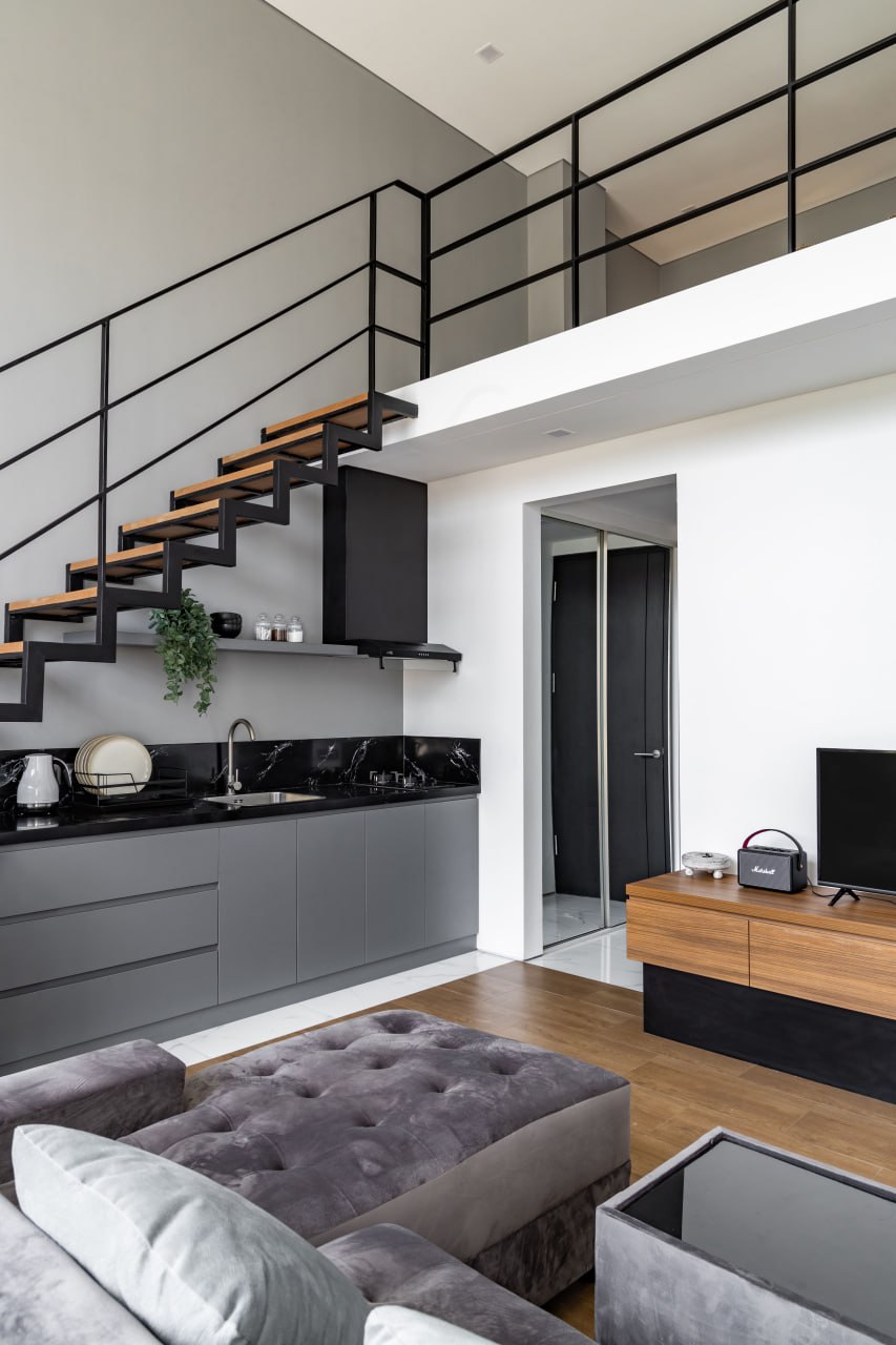 completed loft apartment in Canggu