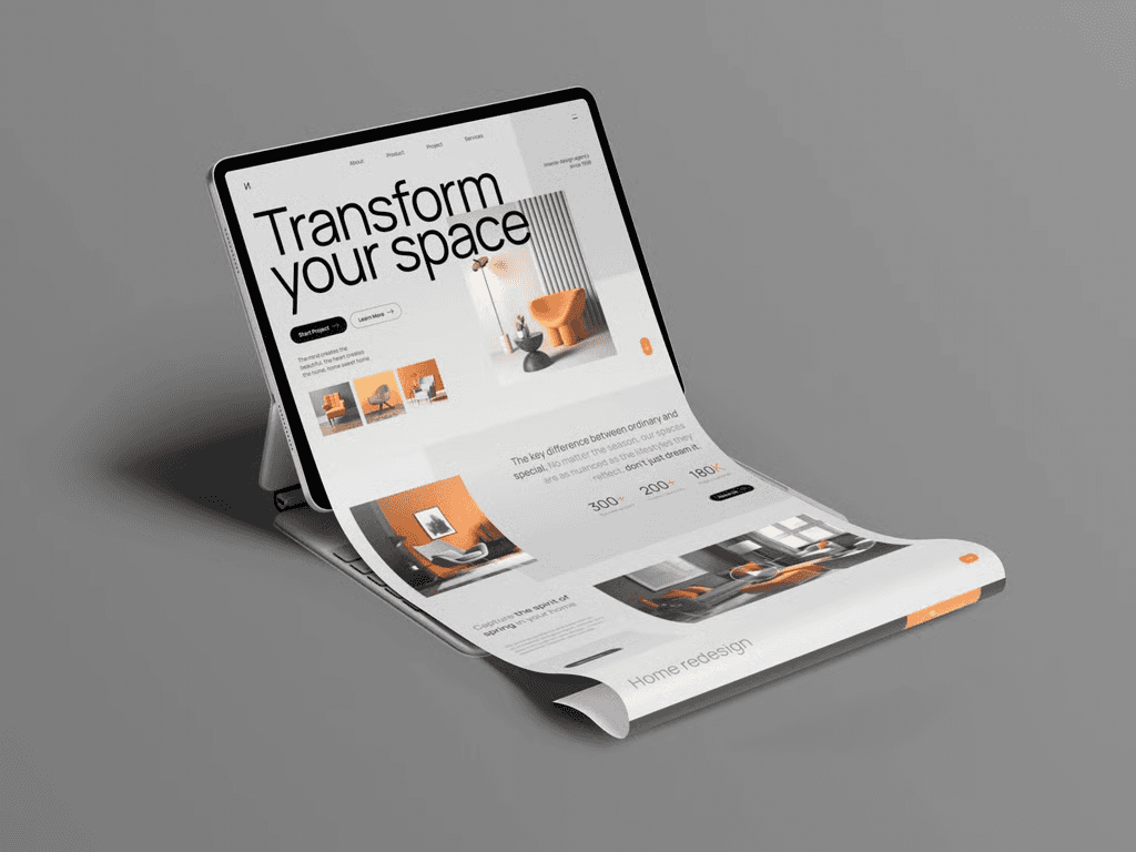 Faune Interior Design agency Website