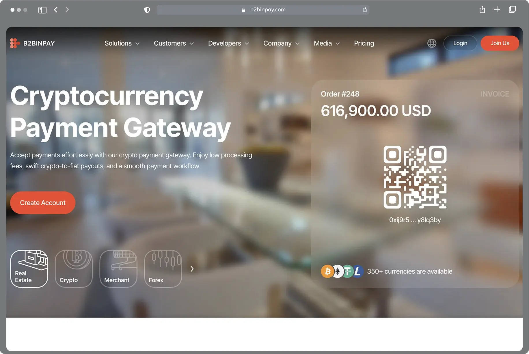 WSA website example