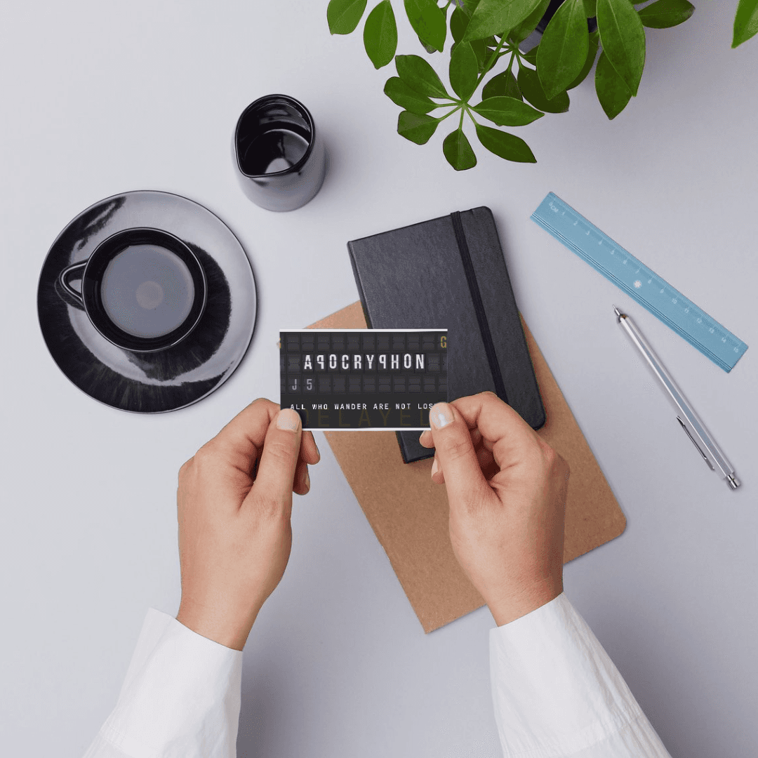 Apocryphon business cards