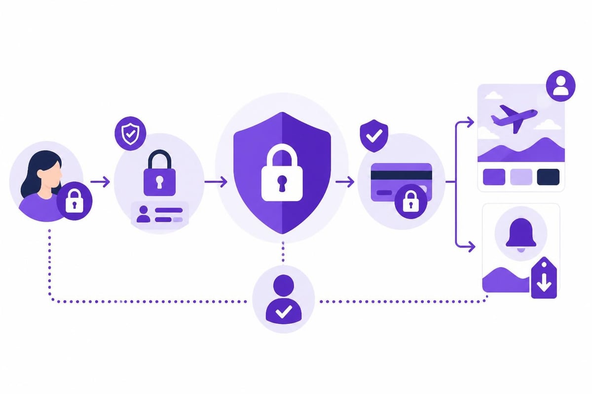Travel booking security