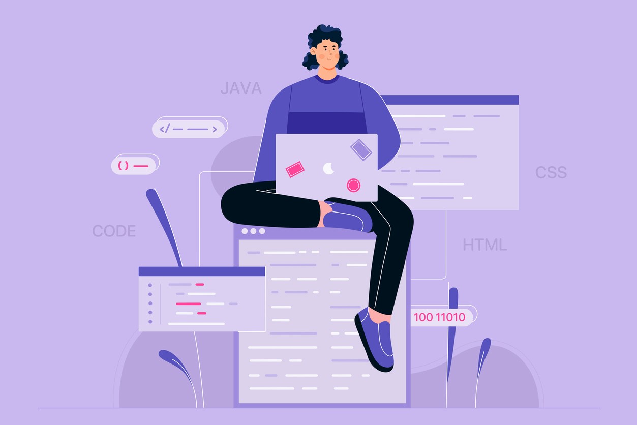 AI engineer writing Python code with neural network diagrams and machine learning libraries on screen.