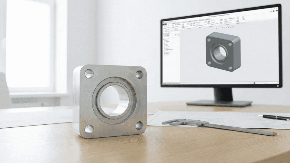NX design of mechanical part