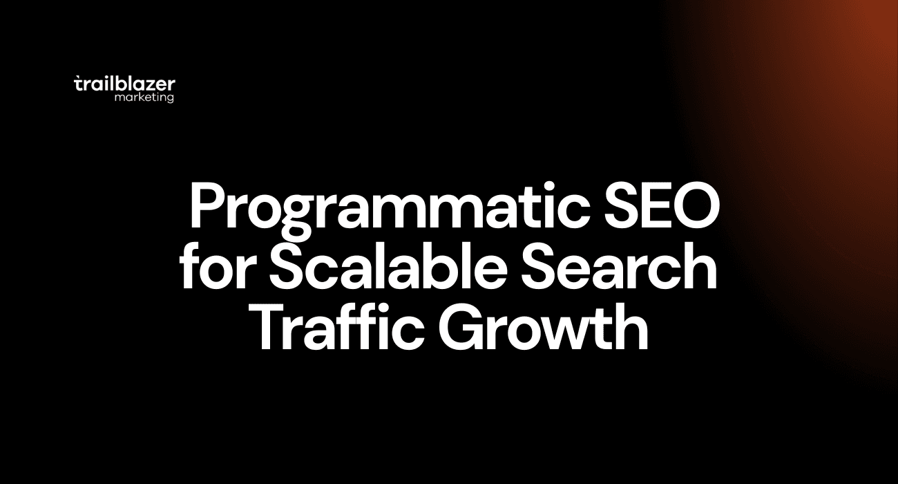  Programmatic SEO for Scalable Search Traffic Growth
