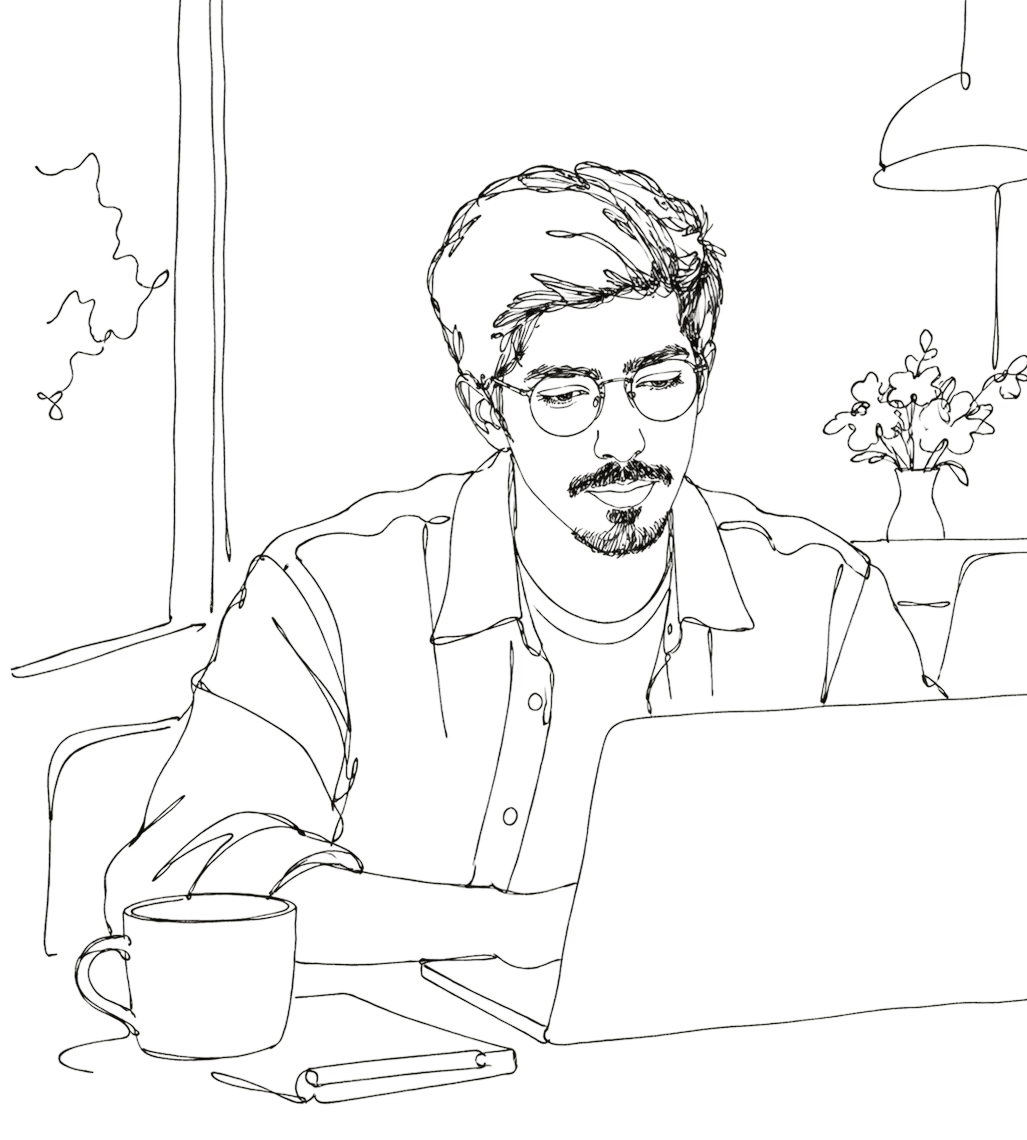 Woman with laptop