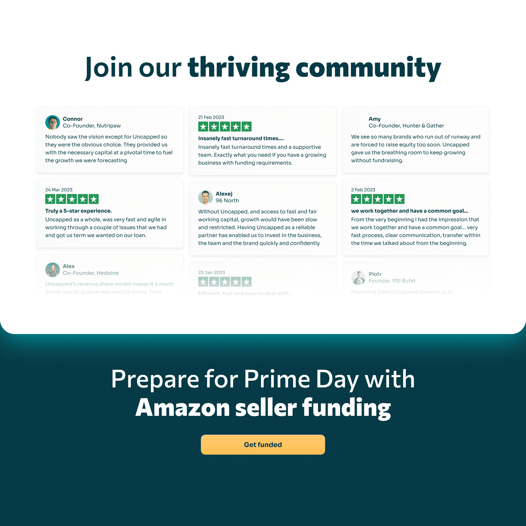 close up of the campaign promotion component showing prompts to install the Fair HQ slack app