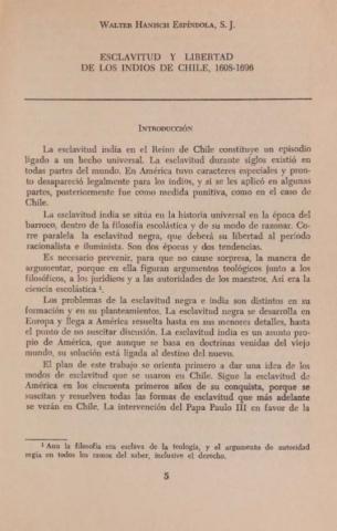 Esclavitud y libertad de los indios de Chile, 1608-1696