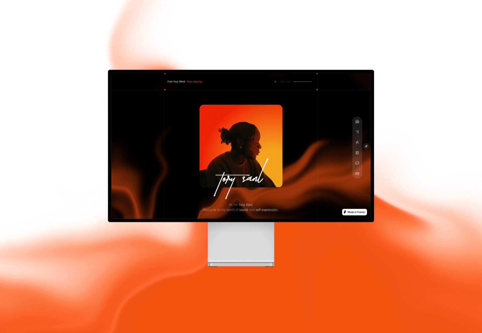 website-design-develoment-no-code-framer-artist-studio