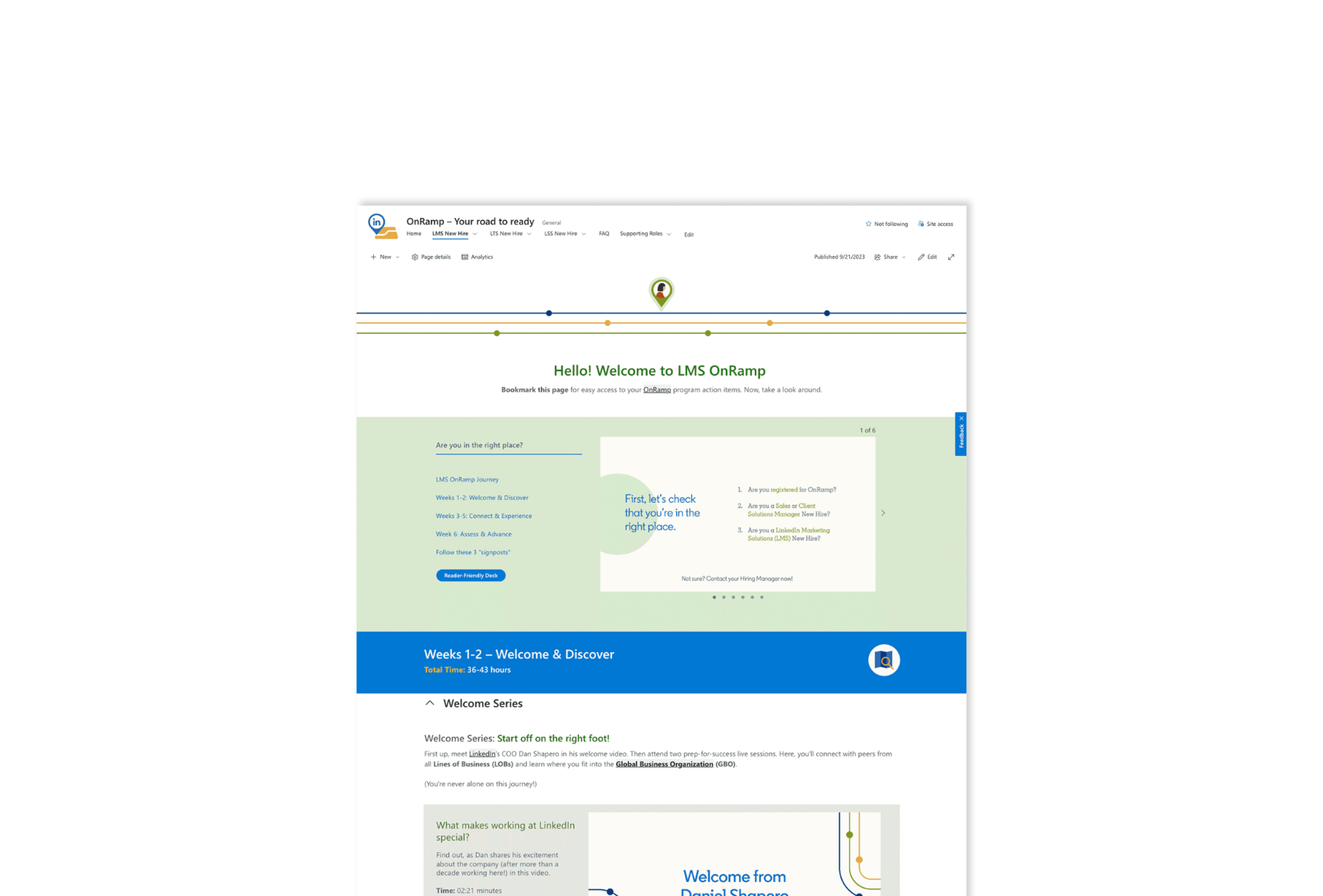 A screenshot from the Stuff page of the website