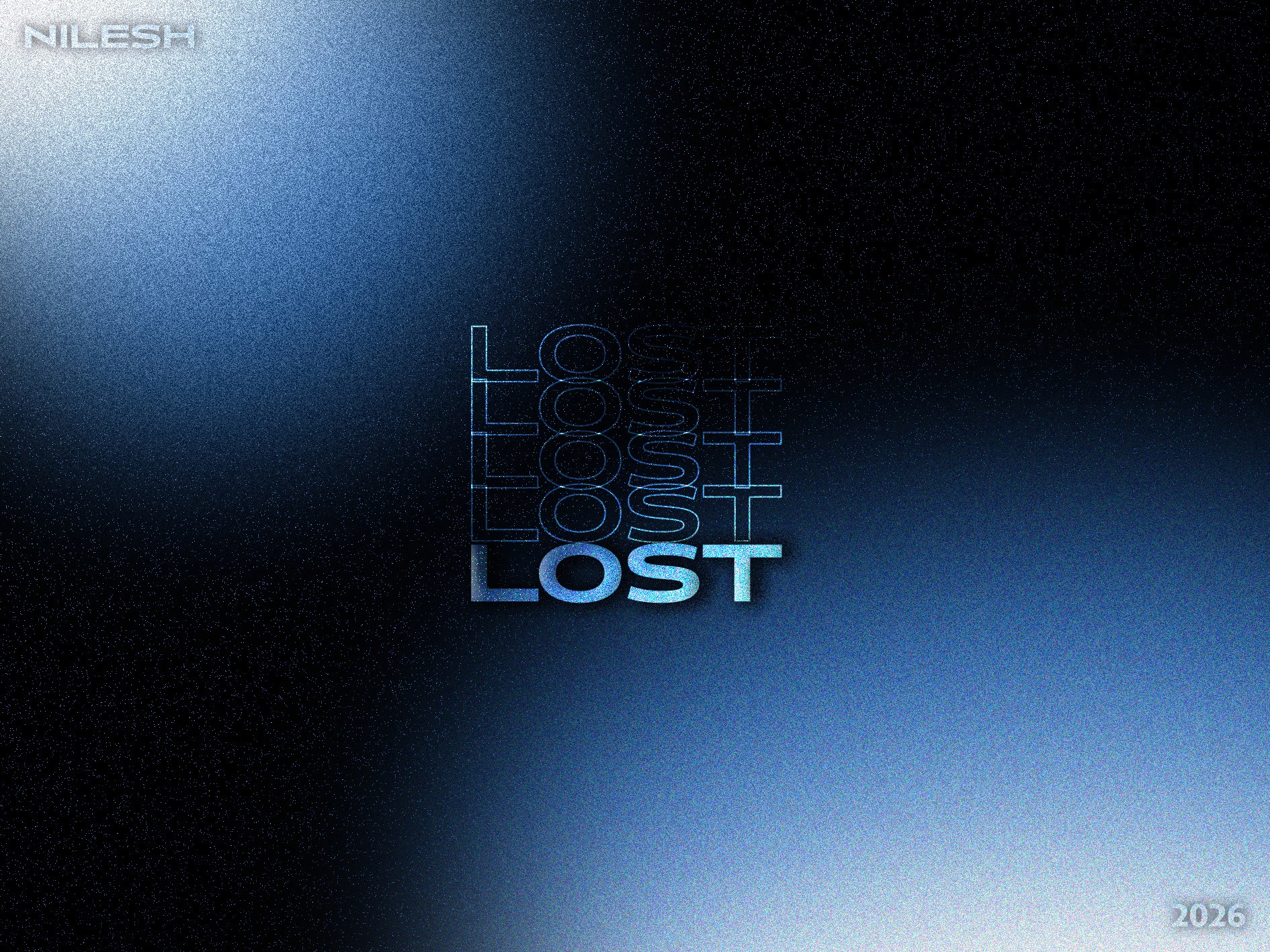 Photo album cover. You see the name "LOST" on it
