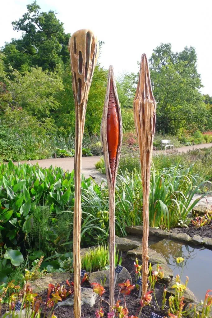 underpinning the undergrowth garden scultpure by Abby Martin