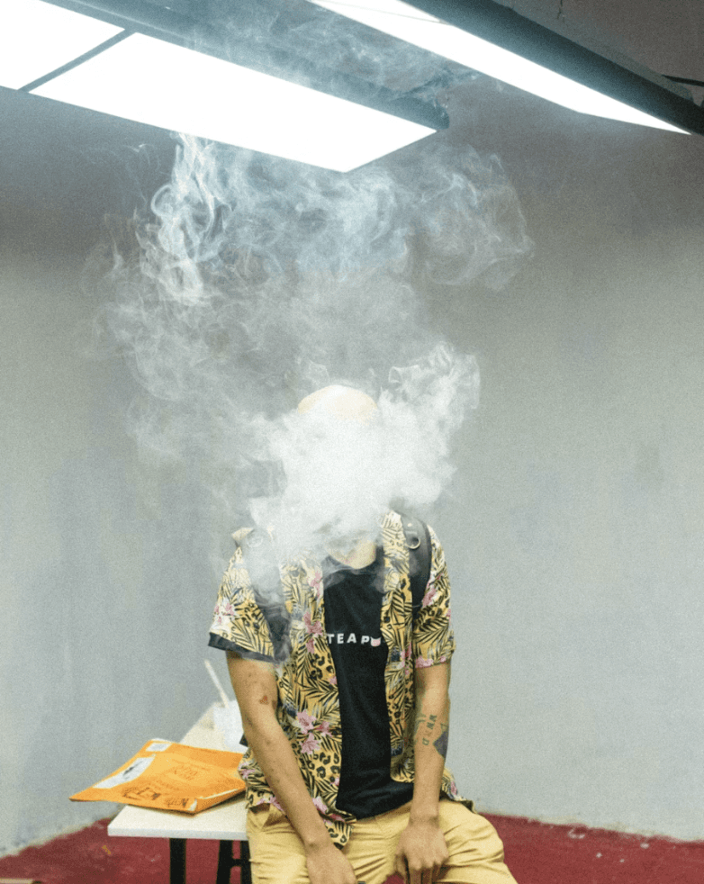 Funk vibes in a smoky haze