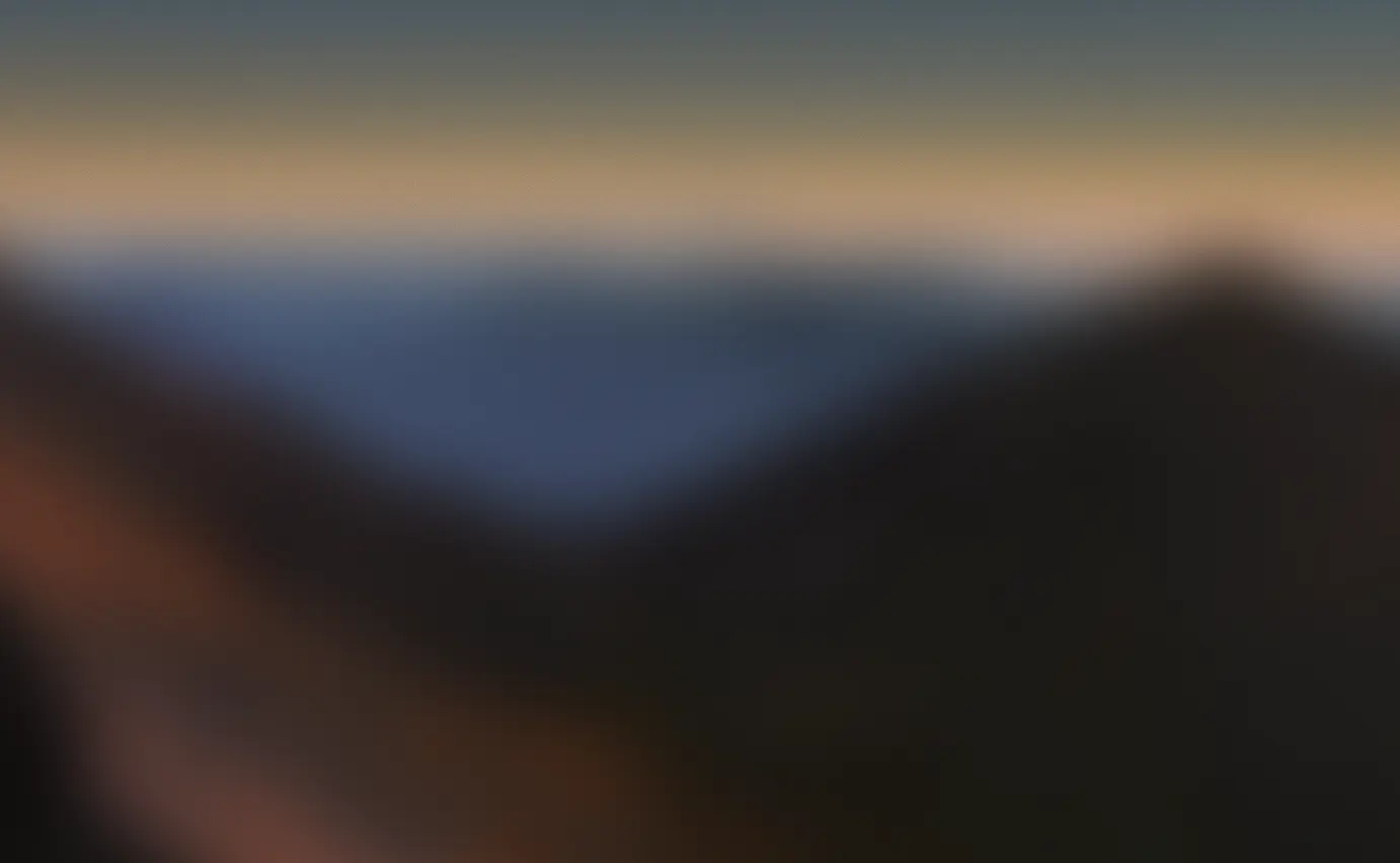 Blurry mountains