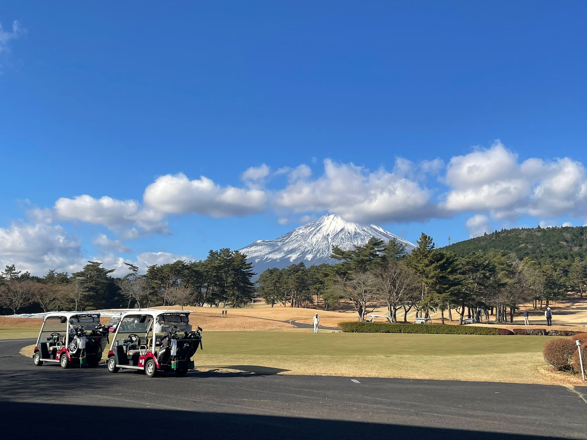 Mt Fuji golf landscape for a private golf journey