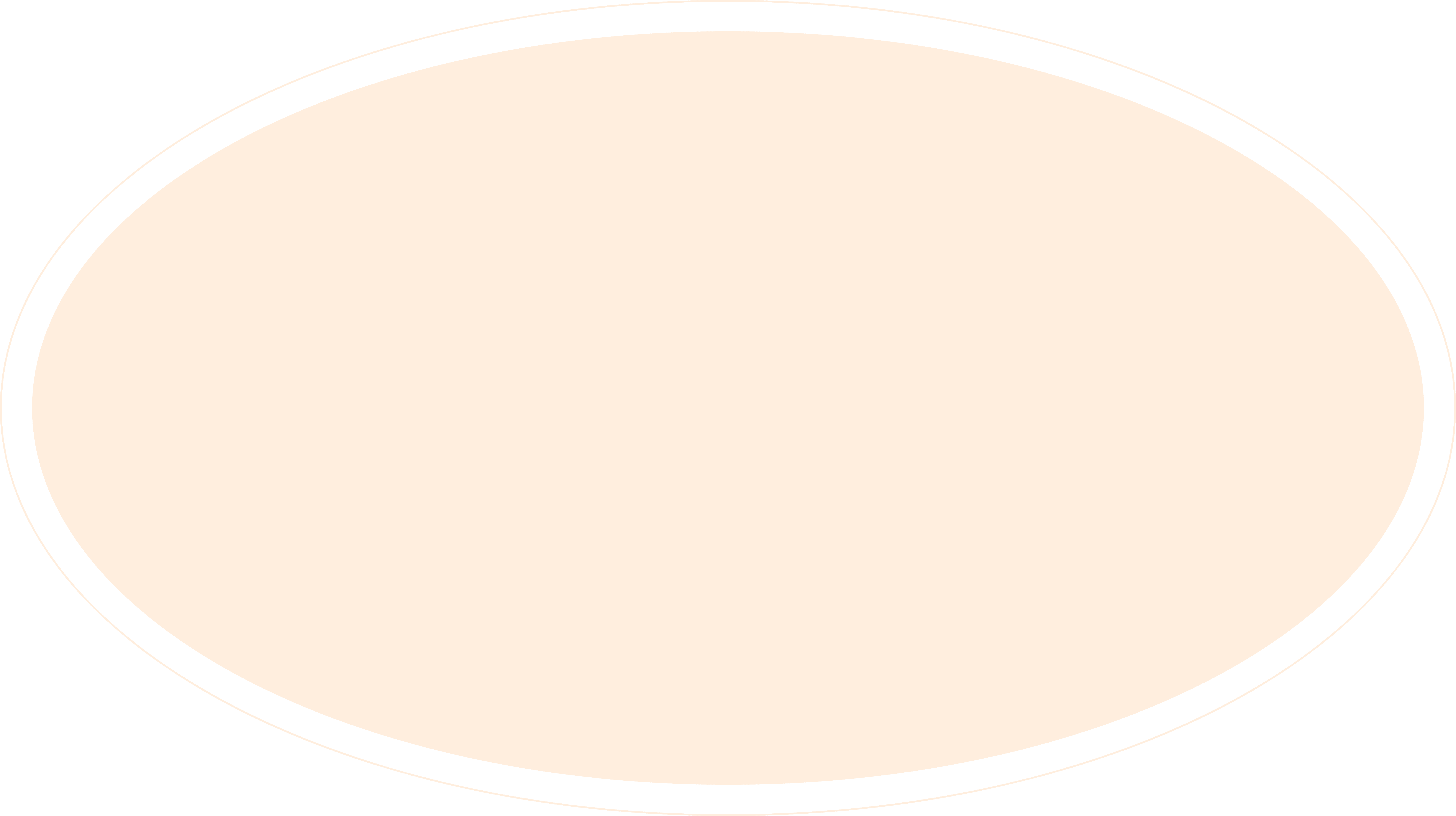 Simple oval frame & decorative border