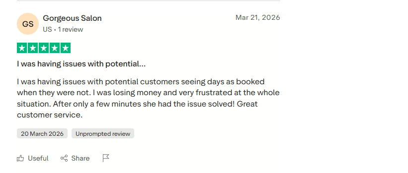 5 star review of Setmore