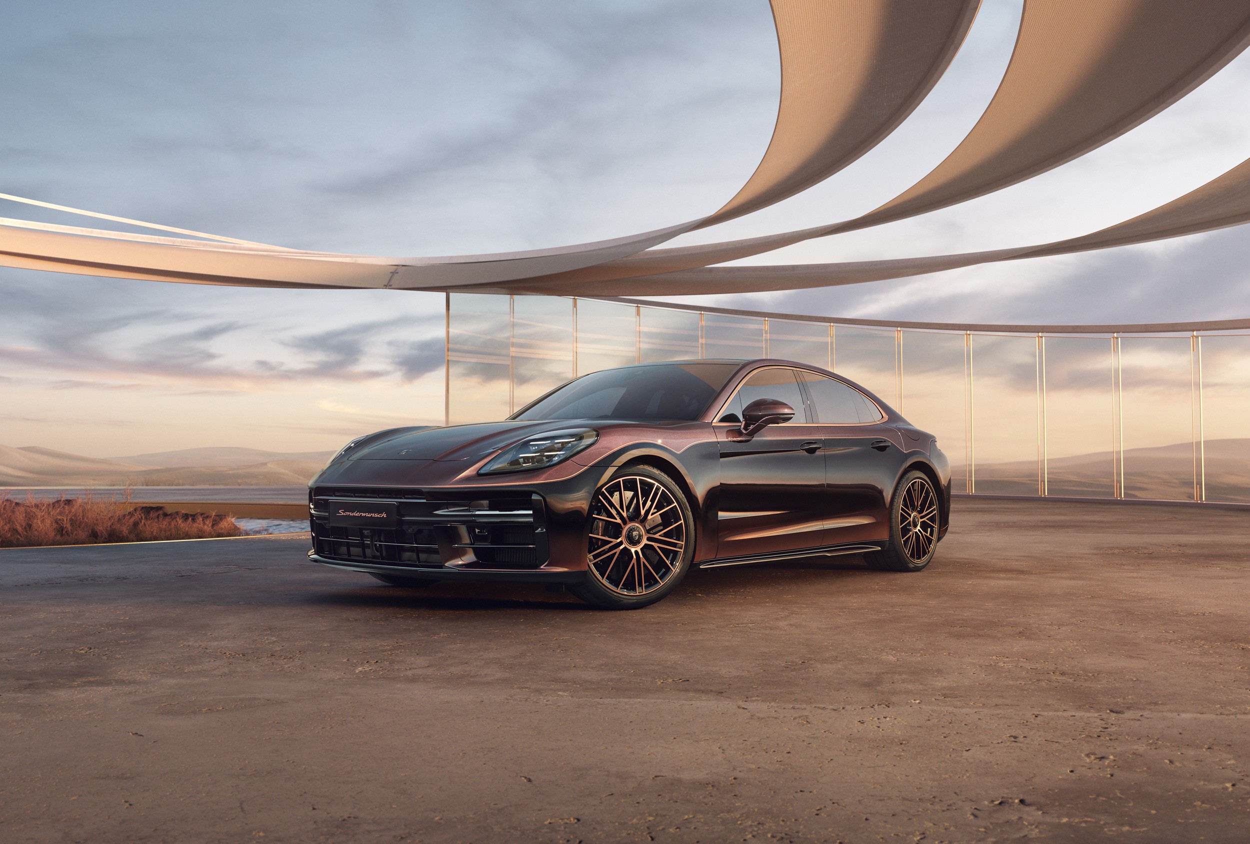 Visuelle Leitlinien des Digital Brandings für Porsche Holding mit definierten Farben, Typografie und interaktiven Elementen.