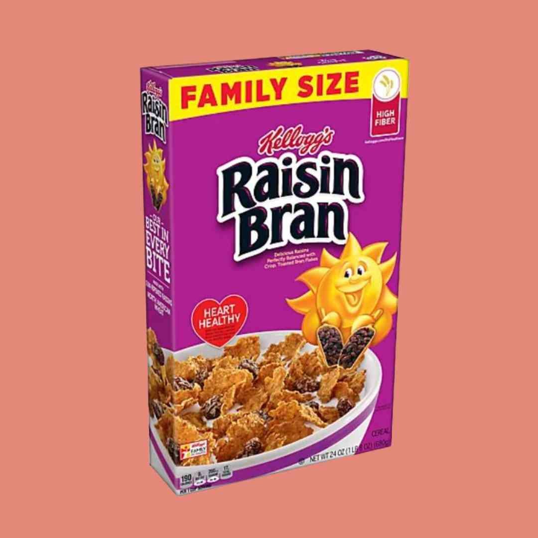 Gestational Diabetes Food List: Cereal - High Glycemic Index - Raisin Bran