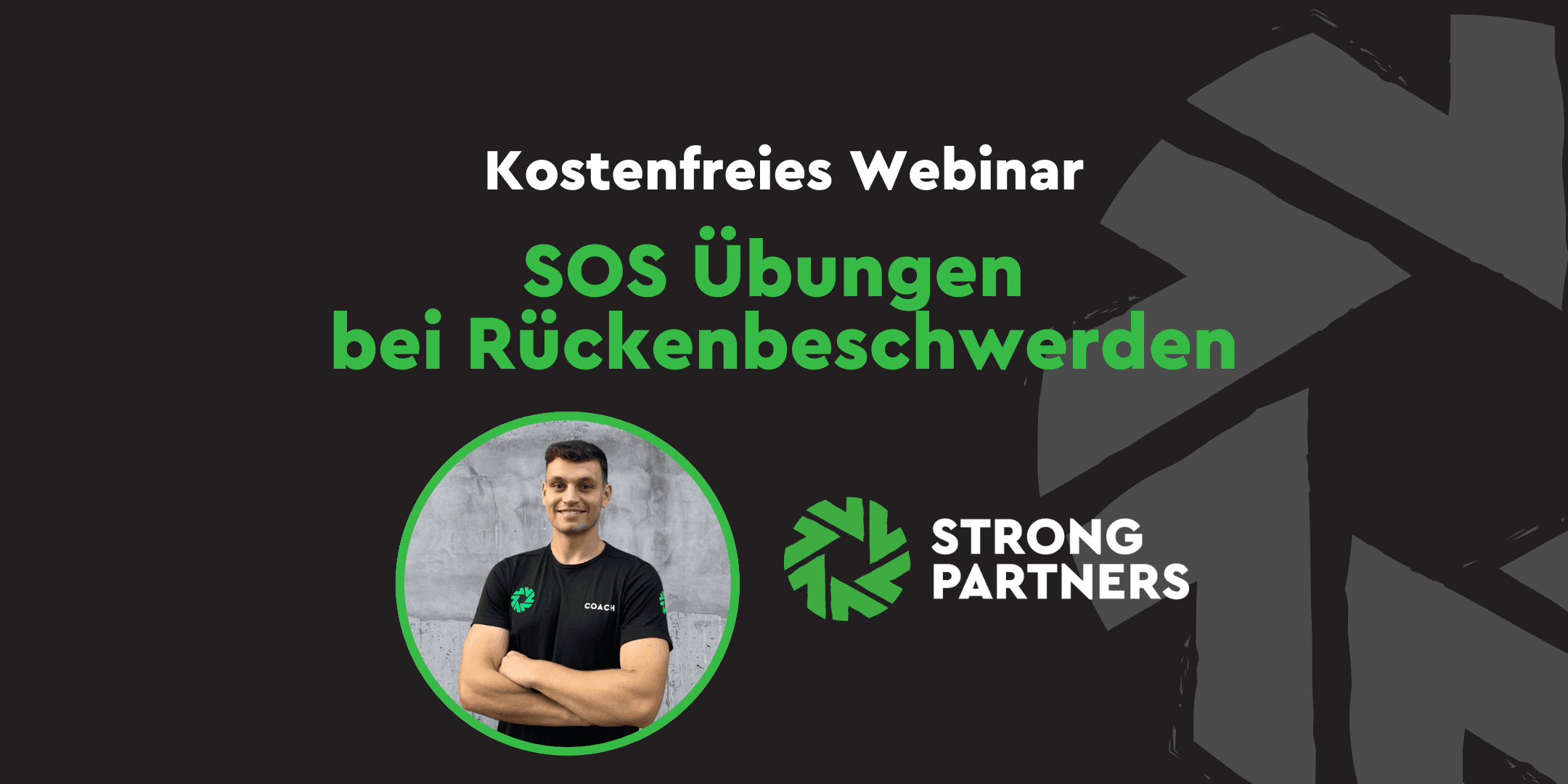 webinar Strong Partners BGM SOS Übungen bei Rückenbeschwerden