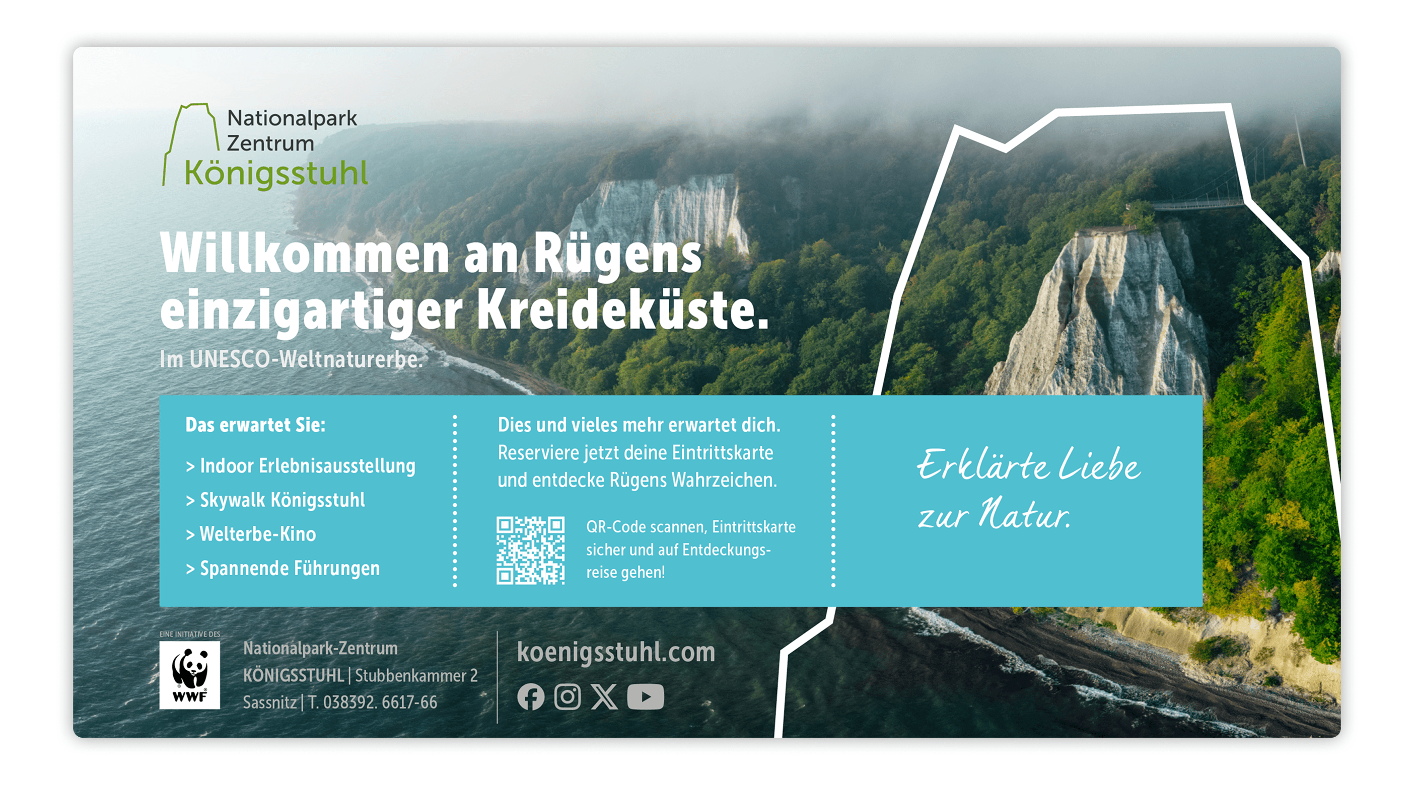 Nationalpark Königsstuhl: Willkommen an Rügens Kreideküste.