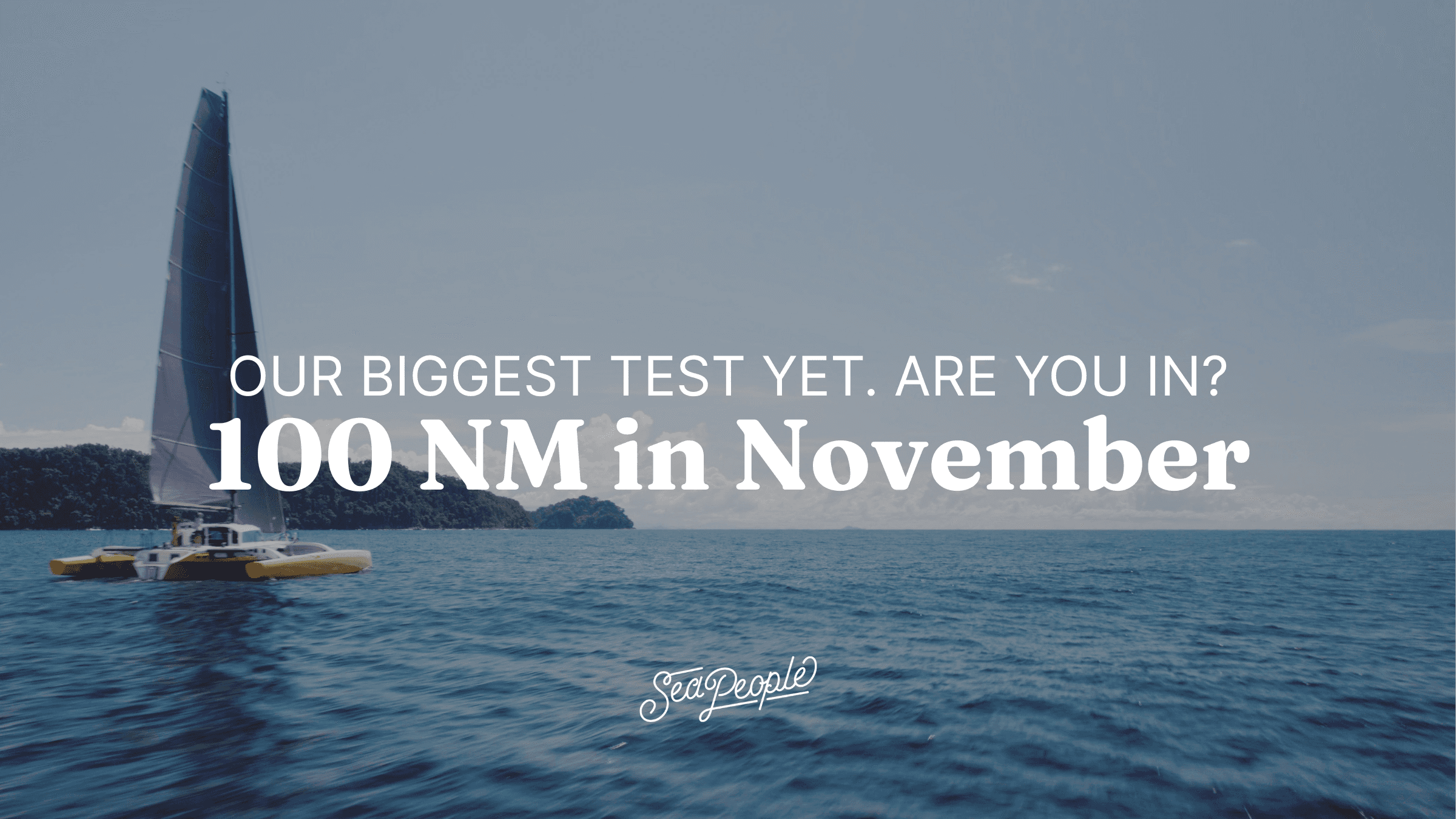 A new Challenge in SeaPeople. 100nm in November