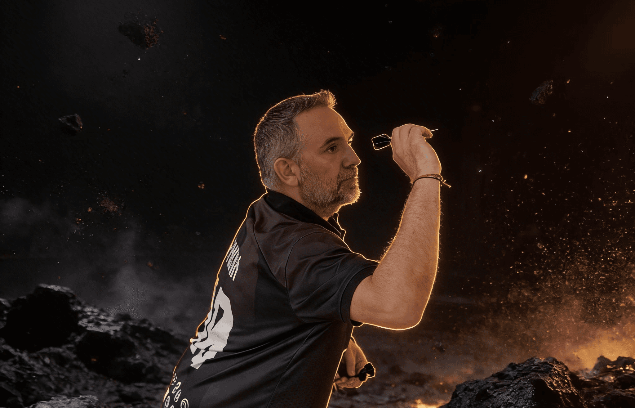 Group of men surfing