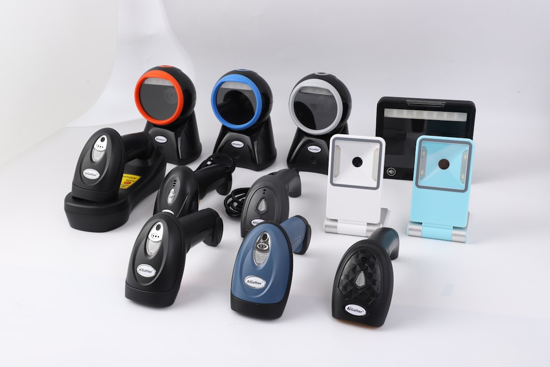 black and blue wireless headphones