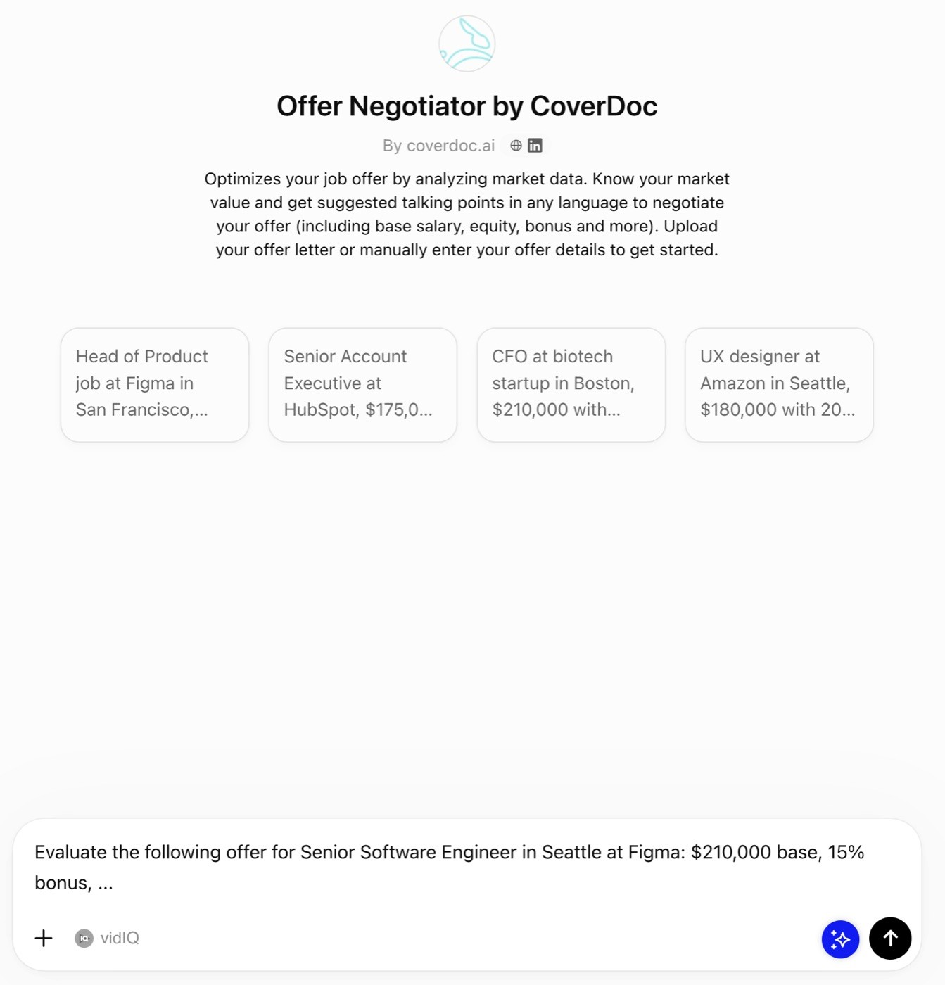 Offer Negotiator Custom GPT